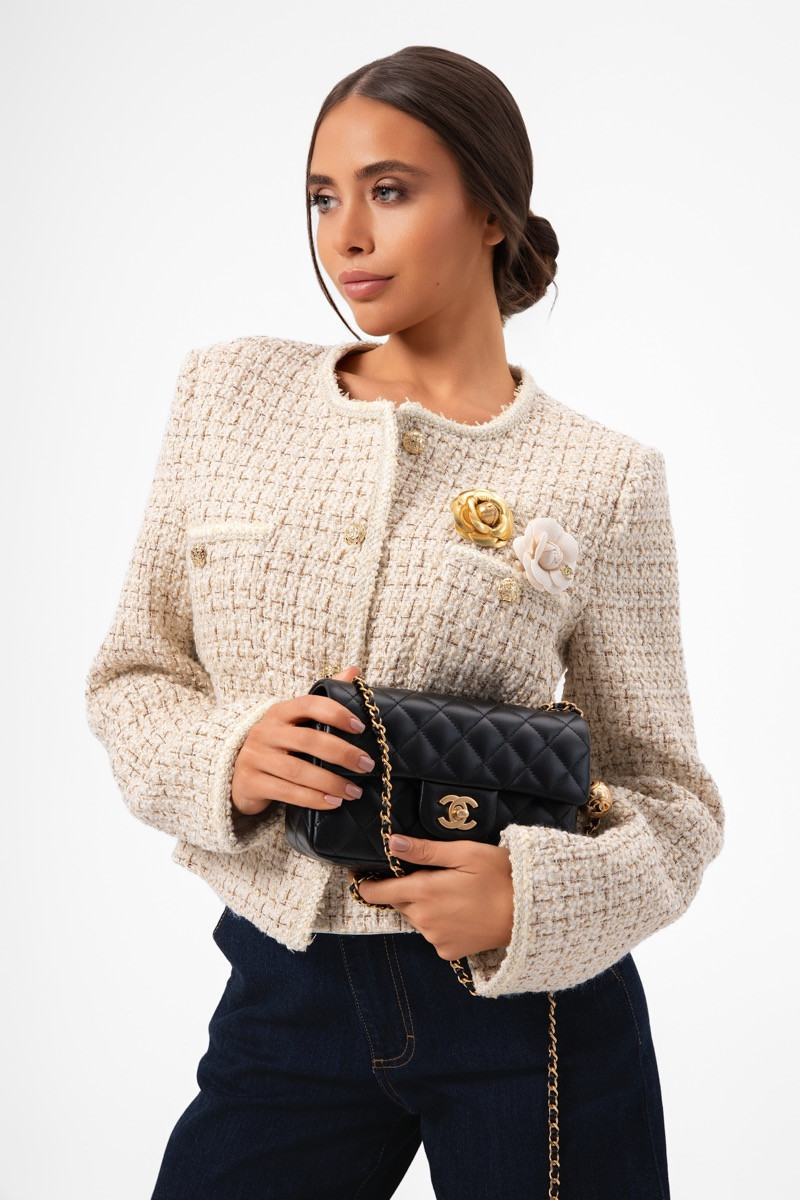 Сако ecru tweed