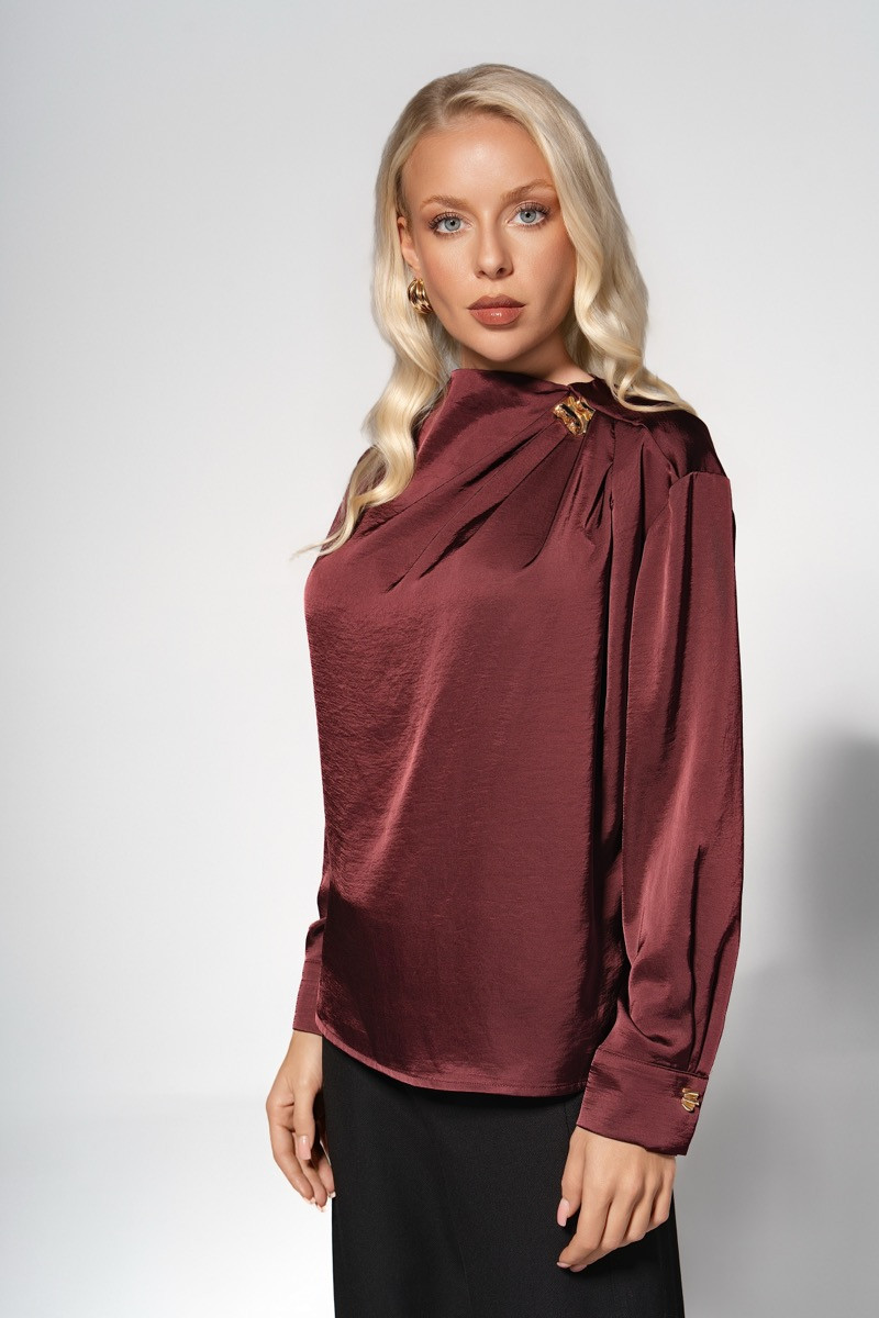 Блуза burgundy jewel
