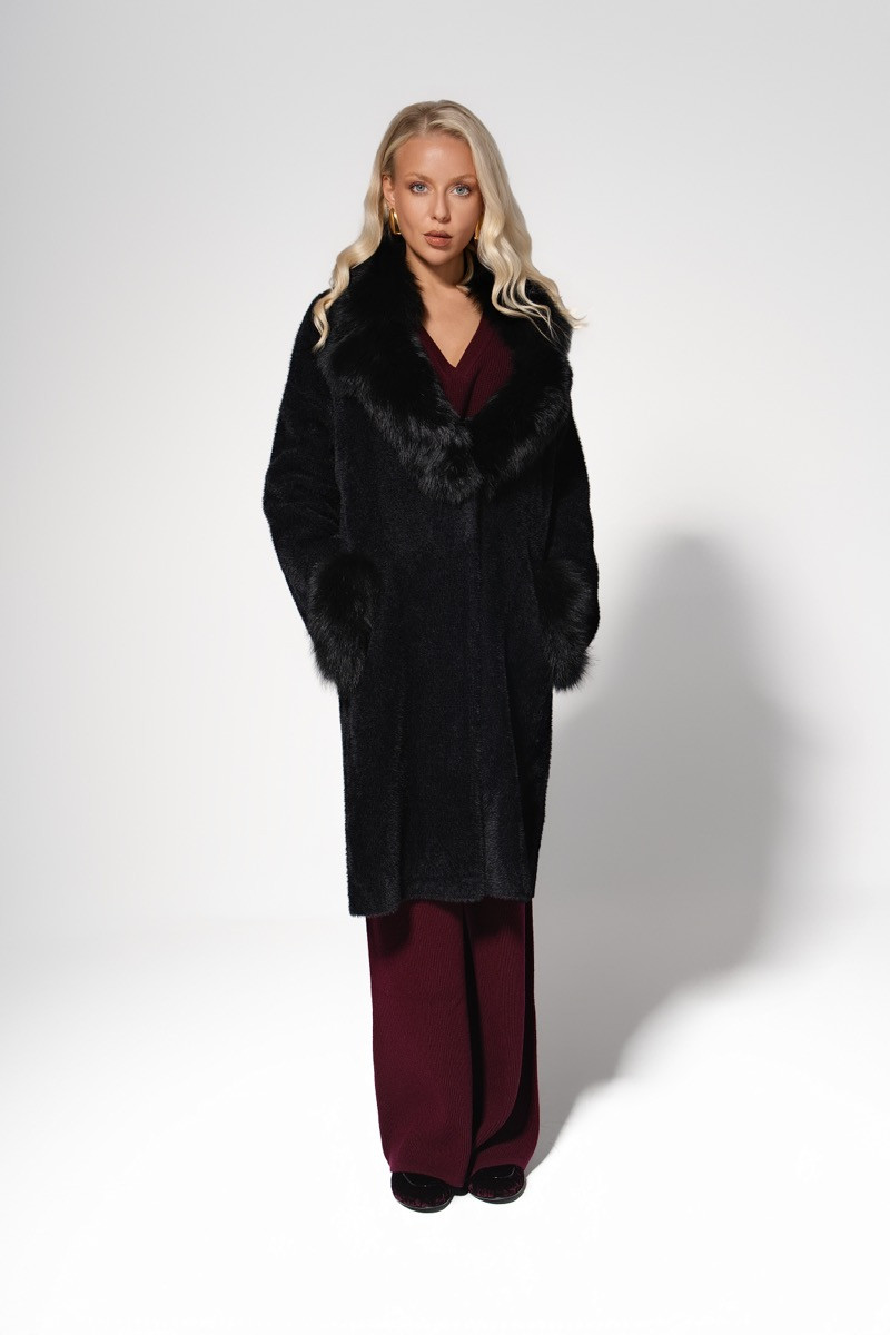 Палто noir fur